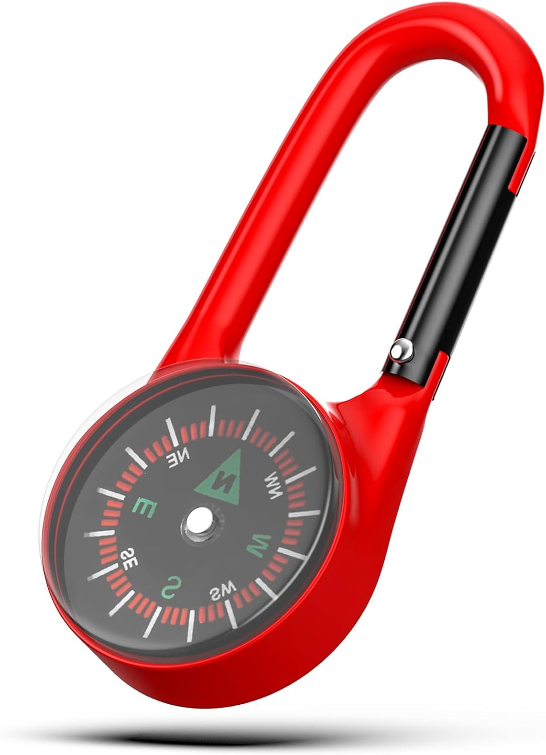 Skiennix Mini Pocket Compass Keychain - Lightweight & Portable for Hiking, Camping, Fishing