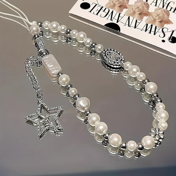 Beaded Camera Wrist Strap Cute Digital Camera Charm Lanyard, Phone Wristlet