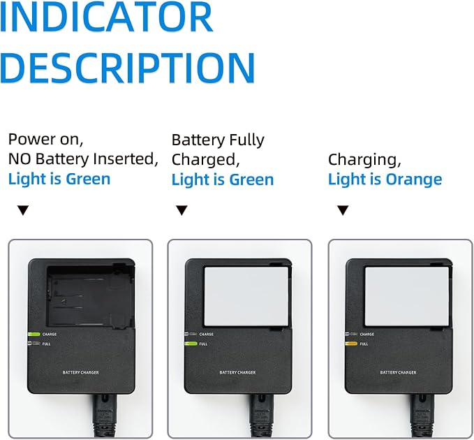 LC-E8 LP-E8 Battery Charger for LC-E8C LC-E8E Battery Compatible