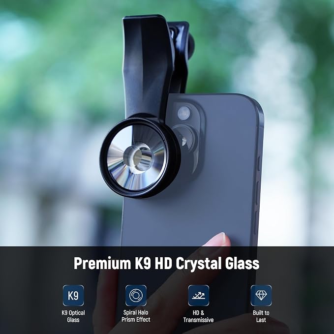 NEEWER 37mm Spiral Halo Prism Filter