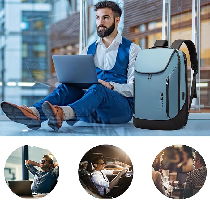 BANGE Business Smart Backpack Waterproof fit 15.6 Inch Laptop Backpack