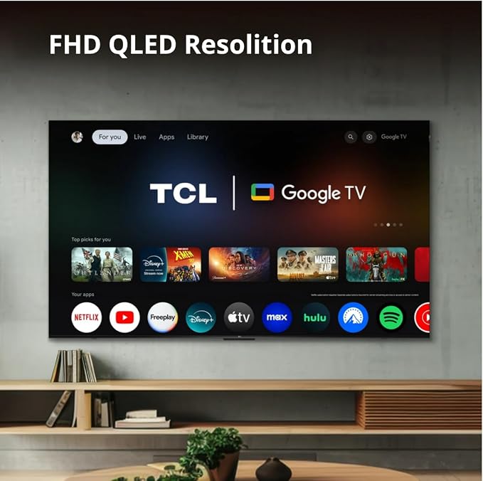 TCL 32-INCH Class Q3K Series (1080p) FHD QLED Smart Google TV (2024) (Renewed)