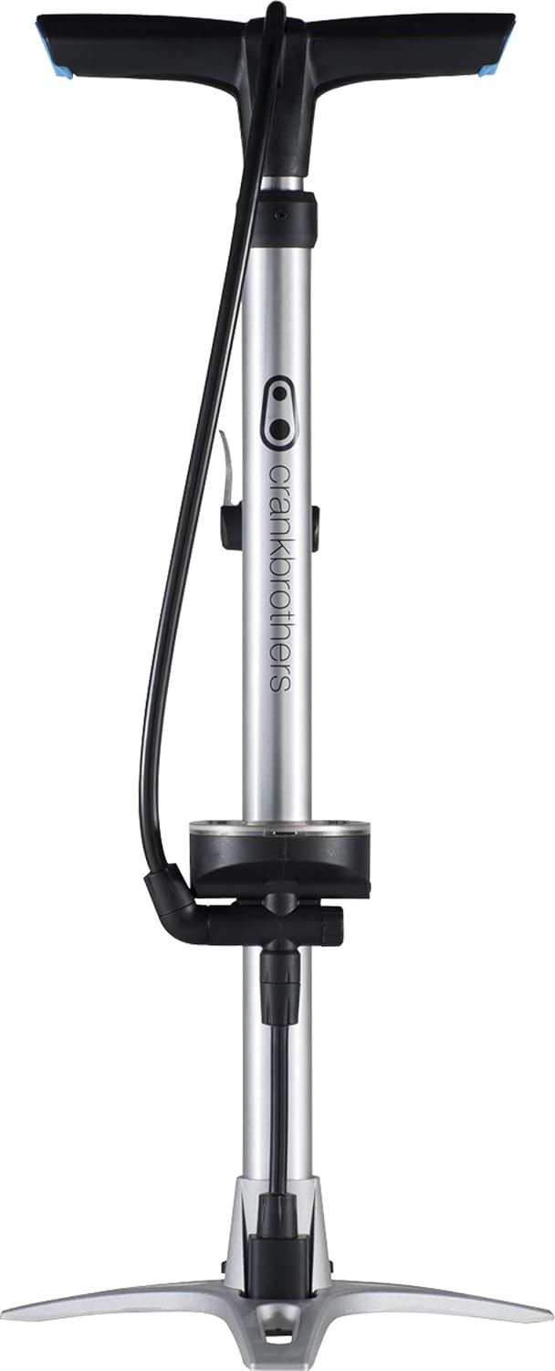 Sterling Bike Floor Pump - High Pressure & Volume Switch | Presta & Schrader Compatible, Foot Activated