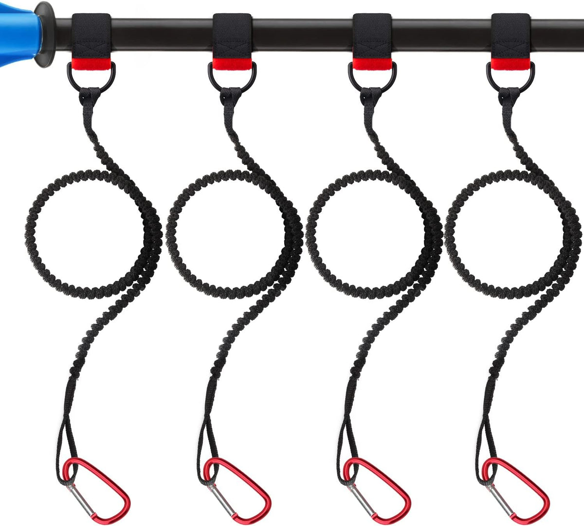 Skiennix Paddle Leash - Innovative Gel Grip Bungee Holder for Kayaking & Canoeing Gear