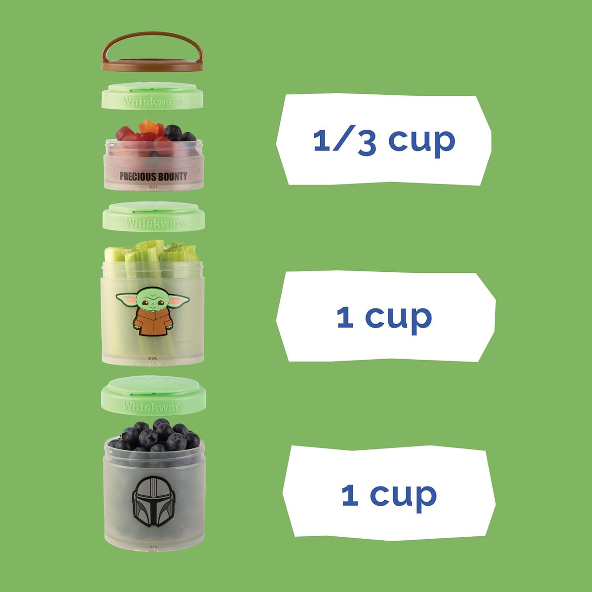 Whiskware Star Wars Stackable Snack Pack, The Child