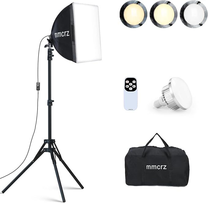 Professional Softbox Lighting Kit, Continuous Lighting
