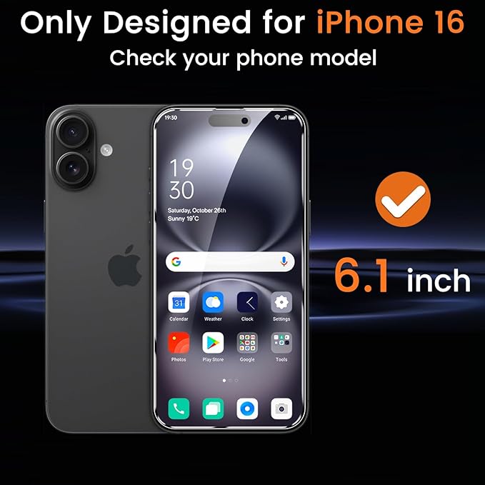 Lesakit 4+4 Pack Privacy Screen Protector