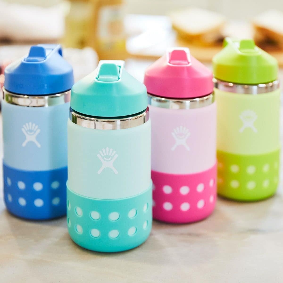 Skiennix Kids Wide Mouth Straw Lid - Durable & Fun Design | 13 Oz Capacity