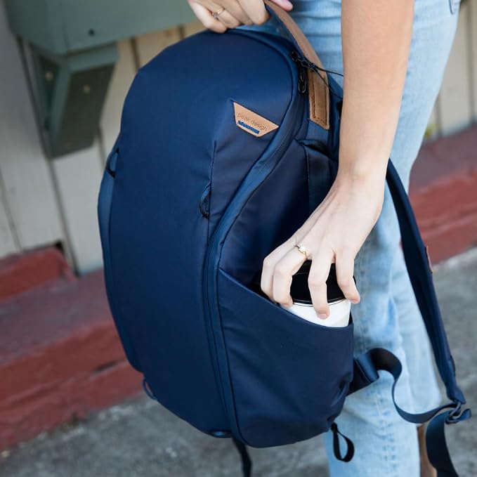 Peak Design Everyday Backpack Zip 15L, 270-Degree Zip, Dual Side Pockets