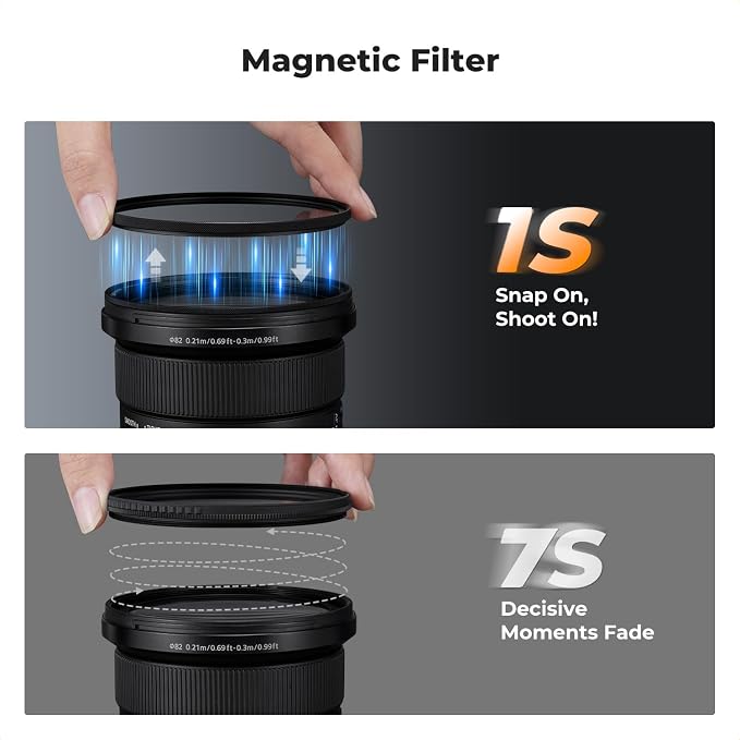 K&F CONCEPT Magnetic 82mm Circular Polarizers Filter