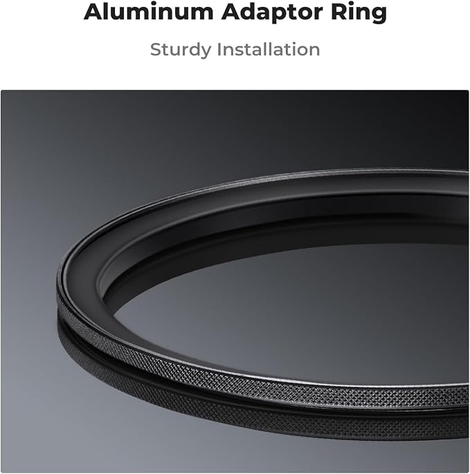 K&F CONCEPT 62-77mm Magnetic Filter Adapter Ring,