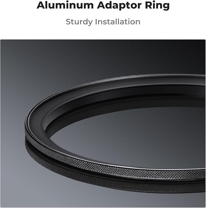 K&F CONCEPT 62-82mm Magnetic Filter Adapter Ring,