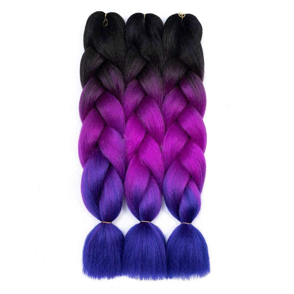 Rn Beauty Synthetic Jumbo Braids Hair Extensions Good Cheap Weave High Temperature Heat Resistant Fiber Ombre Braiding Hair For
