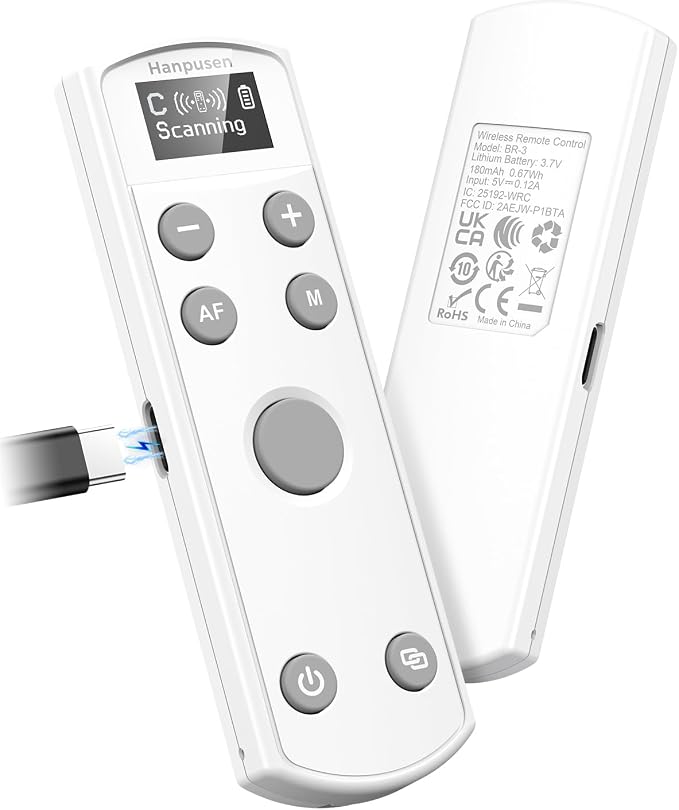 Hanpusen Rechargeable Camera Remote Control