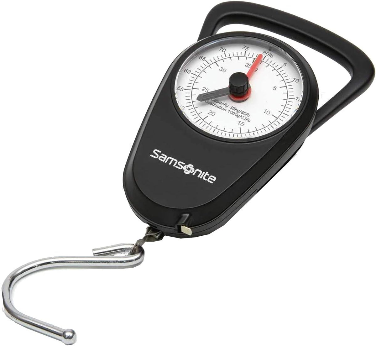 Samsonite Luggage Scale - Manual Design for Accurate Weighing | Compact Black, One Size