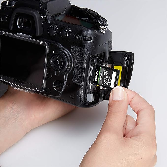 PNY 512GB Elite-X Class 10 U3 V30 SDXC Flash Memory Card