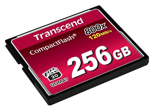 Transcend 256GB CompactFlash Memory Card 800x