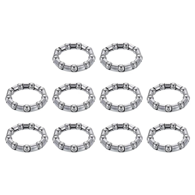 uxcell Bicycle Crank Ball Bearing 5/16Inch (8mm) x 9 Balls, 14pcs Replacement Ball Bearings for Bottom Bracket Bearings Bike Wheel Frame Bearing Repair