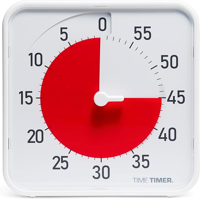 Time Timer Original 8" Visual Countdown Timer – Medium 60-Minute Classroom