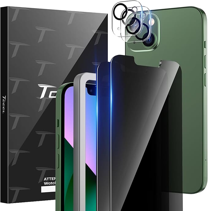 TOCOL [2+2 Pack Fit for iPhone 13 6.1''