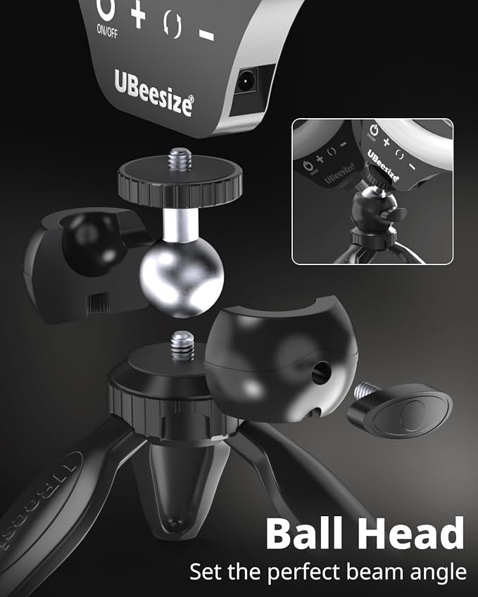 UBeesize 12" Desk Ring Light