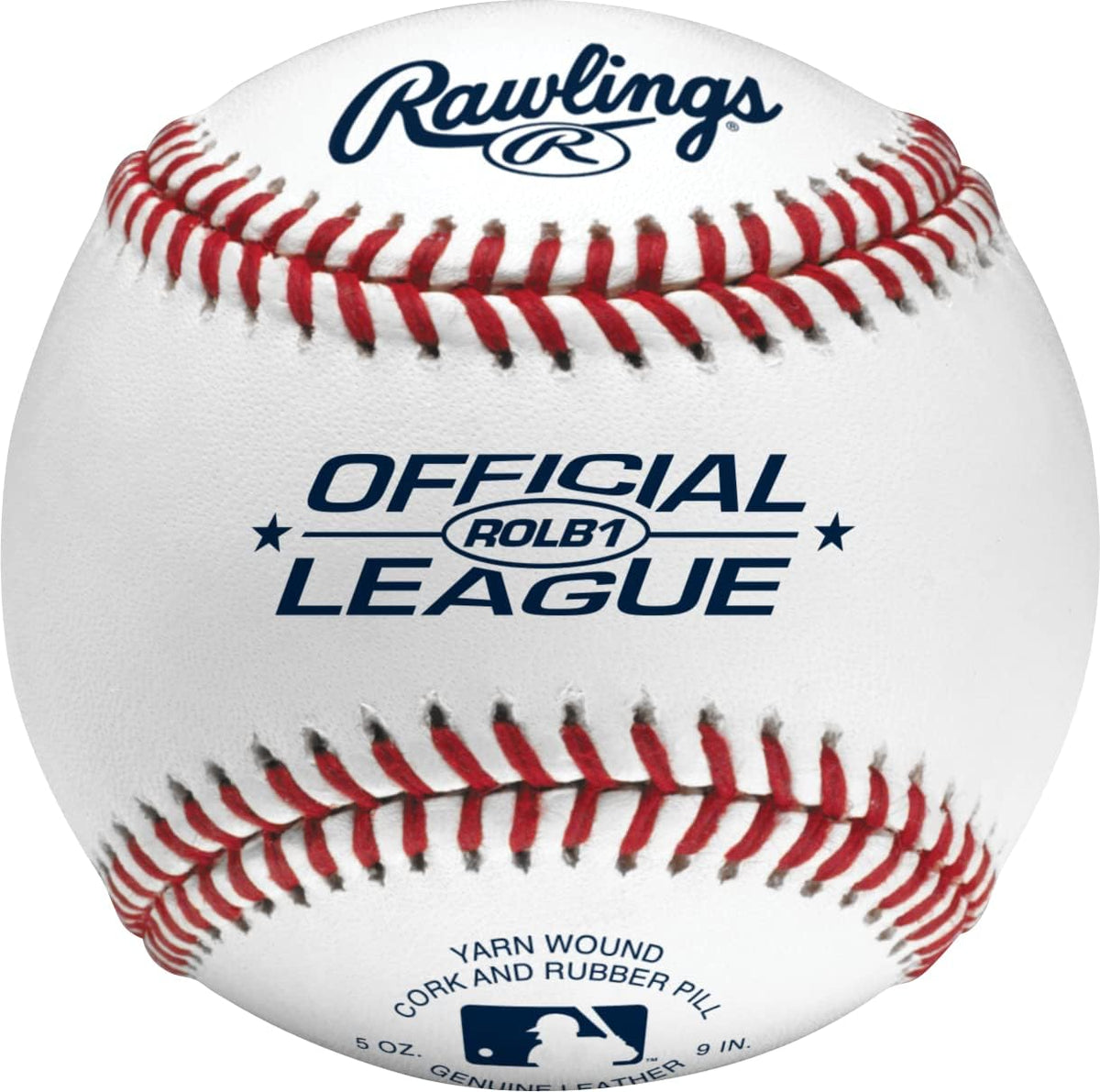 Rawlings Official League Baseballs - Competition Grade ROLB1 | Youth/14U | 12 Count for Game & Practice
