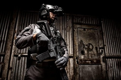 Mechanix Wear Tactical Gloves - High-Performance Anti-Slip Grip & Impact Resistant - Large Wolf Grey