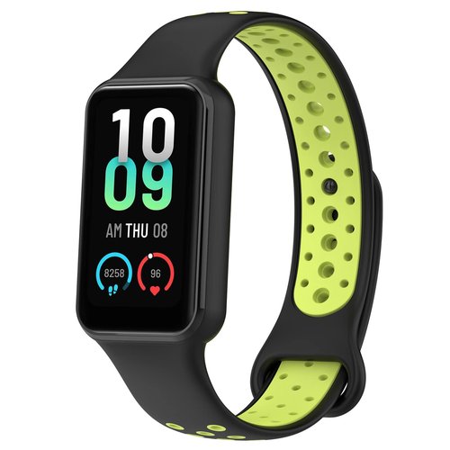 4-PACKS Compatible with Amazfit Band 7 Replacement Band,Sport Strap Soft Silicone Quick Release Wrist Bands Adjustable Wristband Smartwatch Accessory (MutliColors-B)