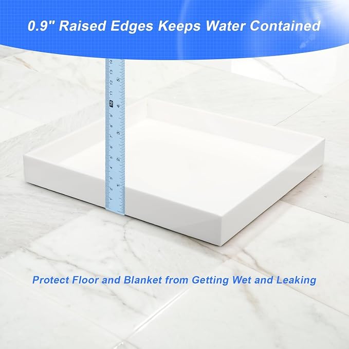 Acrylic Humidifiers Tray for LEVOIT Classic 160 Top-Fill Humidifiers 2.5L Tank, Leak-Proof Tray, Moisture-Proof Humidifier Tank Floor(Not Include Humidifier) (White, 2.5L)