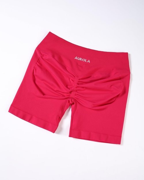 AUROLA Workout Shorts for Women - No Roll-Up, Squat Proof, Scrunch Seamless Compression | 2.5-6.5 Sizes