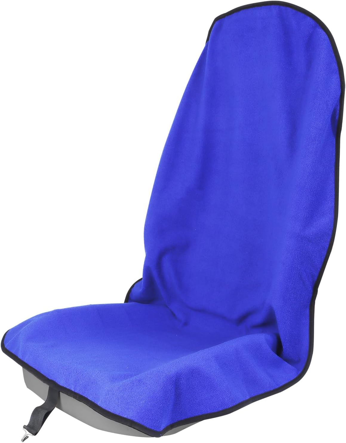 Sweat Towel Car Seat Cover Protector Front Seats for Gym Workout, Running, Swimming, Beach and Hiking, Waterproof Universal Seat Cover for Car, Trucks, Van & SUV (1, Pure Blue, Front)
