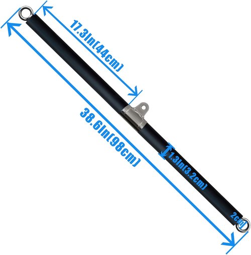 KORIKAHM LAT Pull Down Bar - Non-Detachable Cable Attachment for Weightlifting | Gym Resistance Band Bar