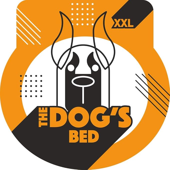 The Dog’s Bed Replacement Outer Cover & Bolster for Standard Foam Beds, Flannel Fabric, Grey, XXL