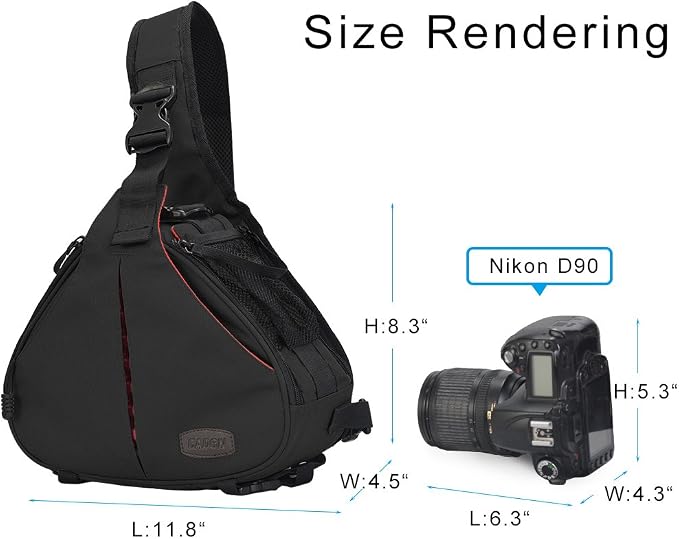 CADeN Camera Bag Sling Backpack Camera Case Waterproof