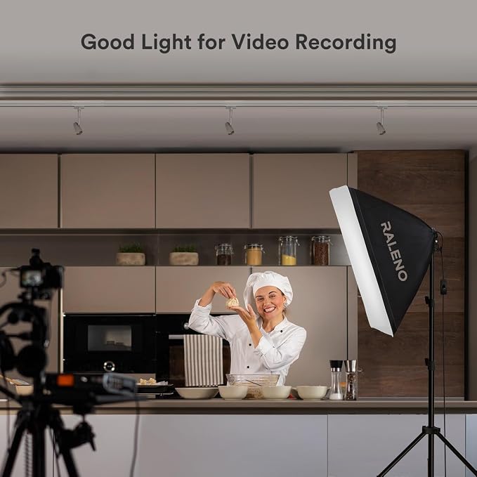 RALENO Softbox Lighting Kit, 20X28-Inch Softbox Photography Lighting
