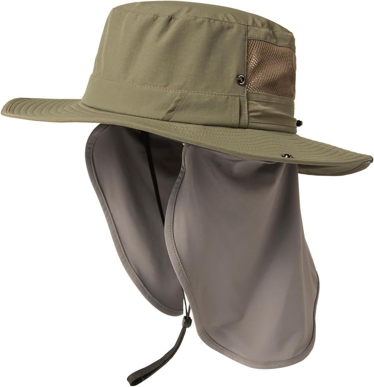 TOP-EX UVCoolix™ UV Protection Sun Hat - Cooling Neck Flap & Sunglass Lock | Wide Brim Fishing Hat