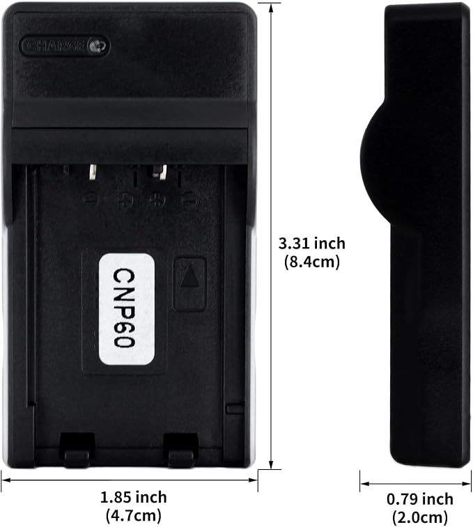 Norifon NP-60 USB Charger for Casio Exilim EX-S12, Zoom EX-Z20, EX-Z90 Camera