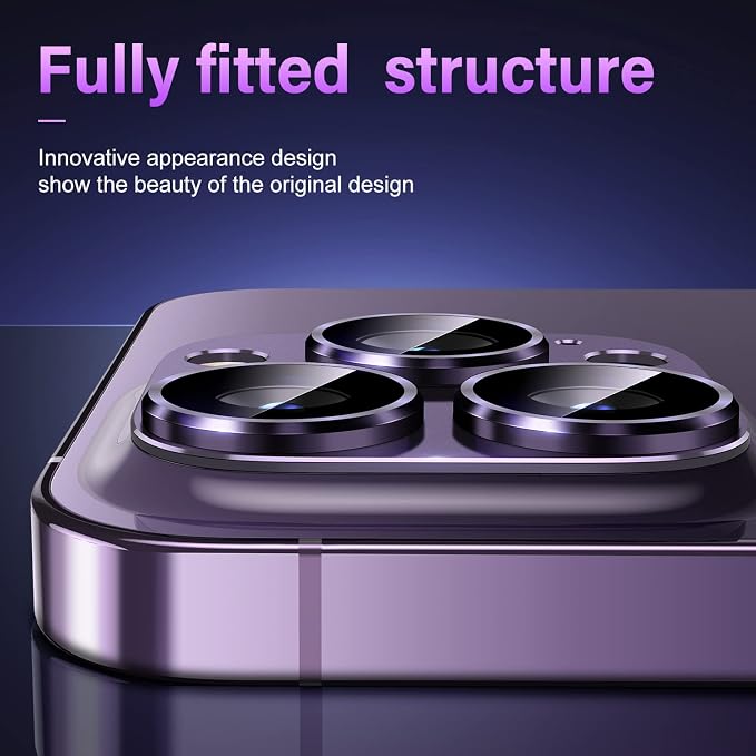 Uyiton for iPhone 14 Pro/iPhone 14 Pro Max Camera Lens Protector, 9H Tempered
