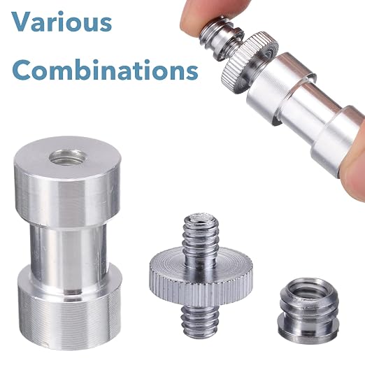 16PCS Camera Screws Mount Set 1/4 Inch and 3/8 Inch Threaded Converter Screws