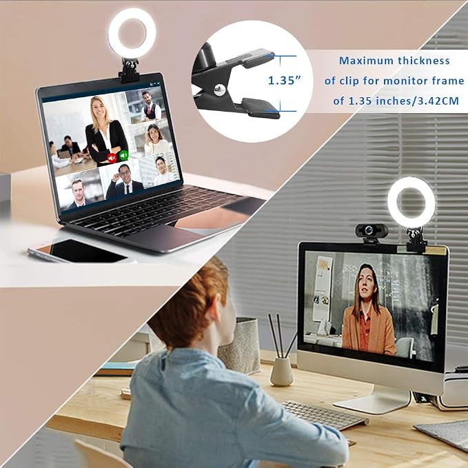 Cyezcor Video Conference Lighting Kit, Ring Light