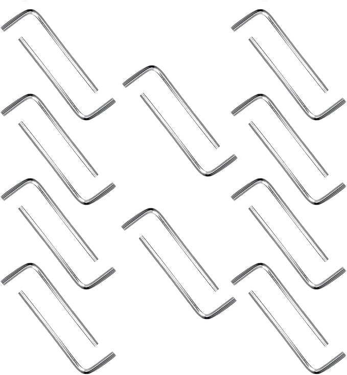 Hex Key Set, 4mm L-Shaped Allen Wrench, Metric Hexagon Spanner, Replacement Repairing Tool (20, 48 x 4 x 16mm/1.88 x 0.15 x 0.62(L*D*W))