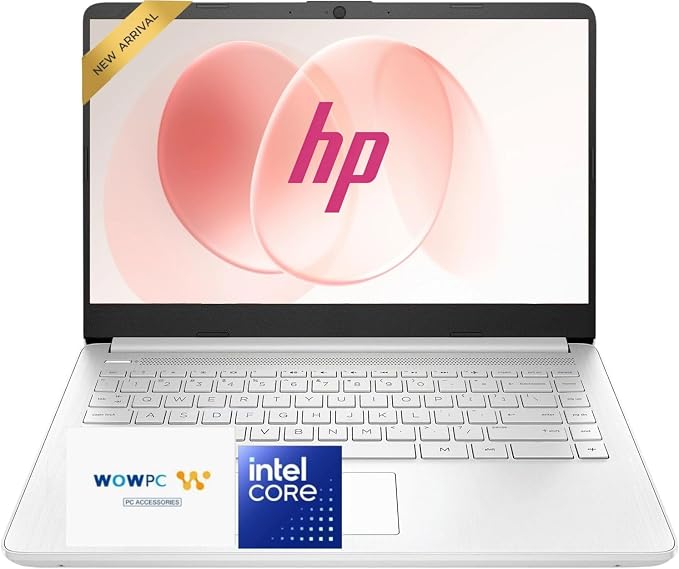 HP New Everyday Slim Laptop, 2026 Edition, Intel N150 Processor, 4GB DDR5 RAM, 128GB SSD, 1TB Cloud Storage, Long Battery Life, Windows 11, Silver