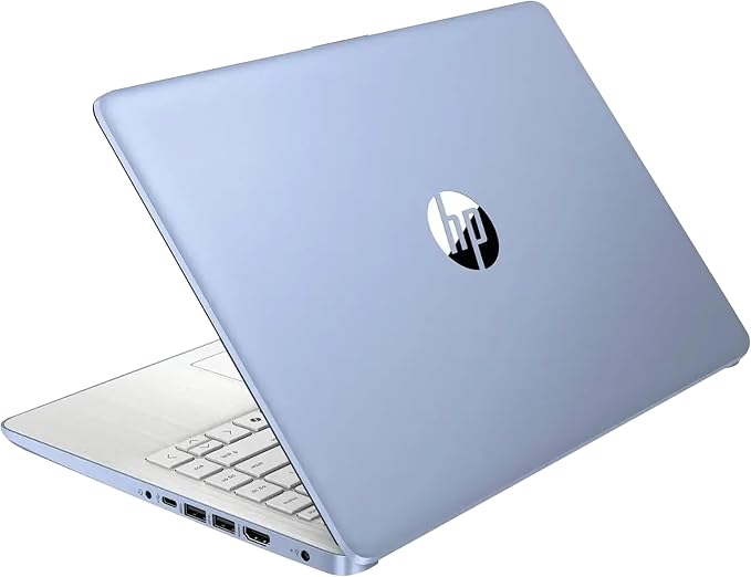 HP Stream 14" HD Laptop, Intel Processor N150, 16GB RAM, 128GB UFS, Intel Graphics, Copilot, Fast Charge, Wi-Fi 6, Win 11 S, Sky Blue (Renewed)