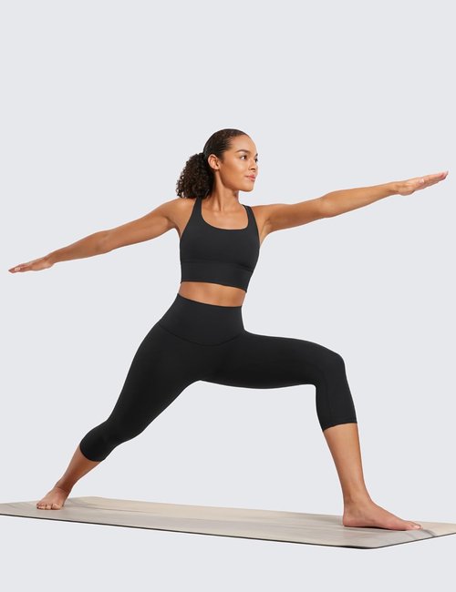 CRZ YOGA Butterluxe Yoga Capris - High Waisted, Buttery Soft Women's Workout Leggings | 19" Crop Pants