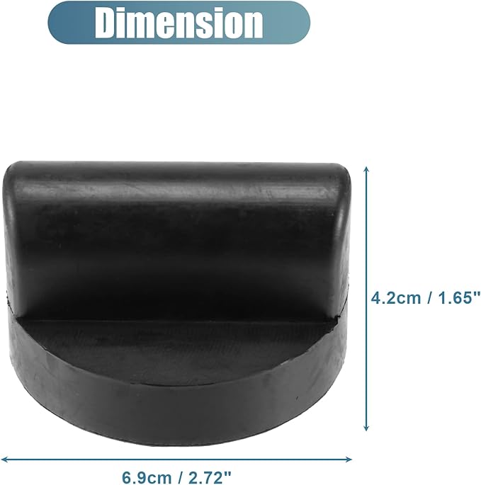 X AUTOHAUX 4 Pcs Rubber Jack Puck Jacking Lift Pad Jack Lift Point Pad Adapter for Audi TT RS R8 A6 Support Point Adapter Jacking Trolly Car Removal Repair Tool