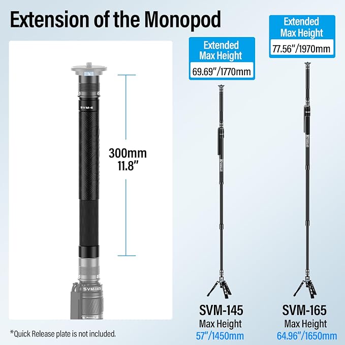 SIRUI Carbon Fiber Monopod Extension Tube