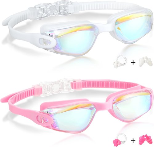Aegend Swim Goggles for Kids | Anti-Fog, UV Protection & Comfort Fit for Ages 3-14