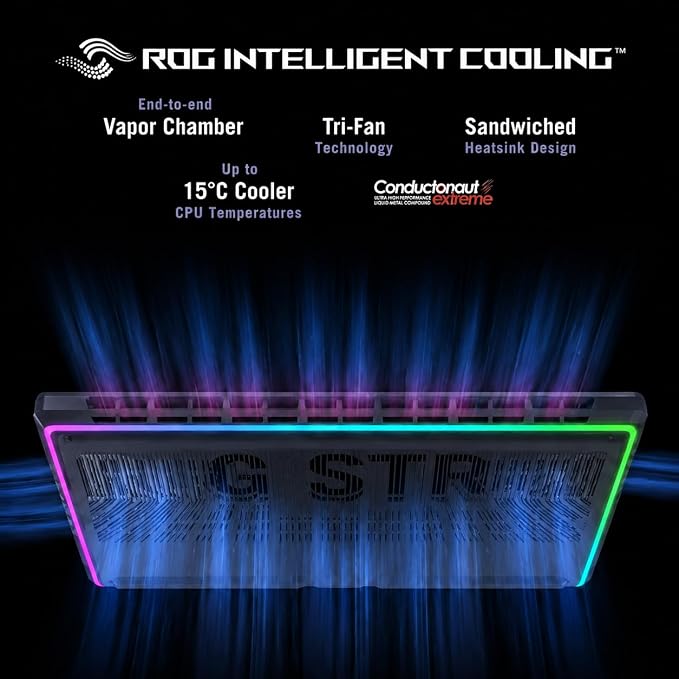 ASUS ROG Strix G18 Gaming Laptop, 18” 2.5K 240Hz Nebula Display, Intel Core Ultra 9 275HX, GeForce RTX 5060, 64 GB DDR5-5600, 4 TB SSD, Wi-Fi 7, Windows 11 Pro, RGB Backlit KB, ROG Cooling, Gaming PC