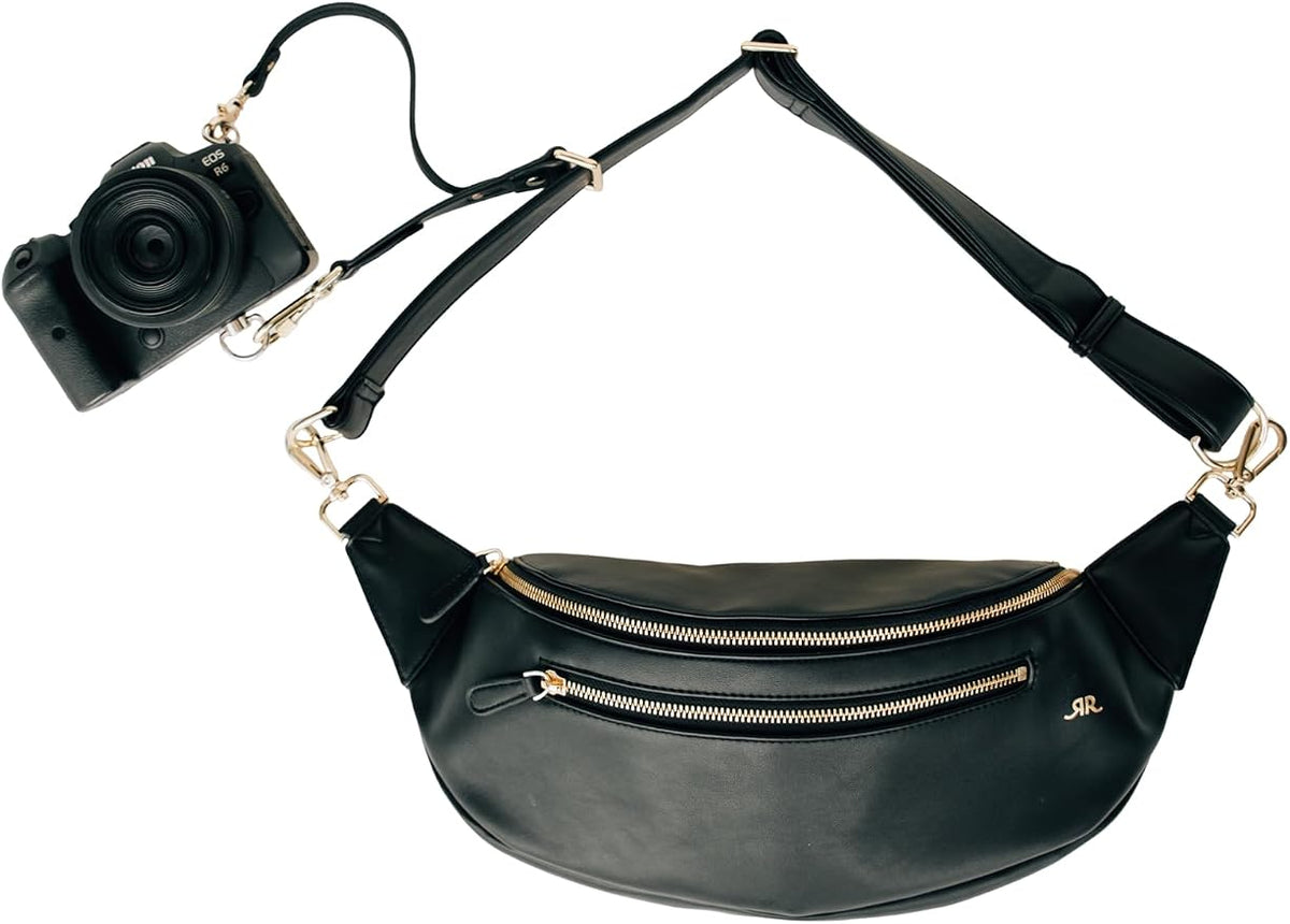 The Sidekick Camera Bag – Compact, Vegan Leather, Hands-Free Crossbody
