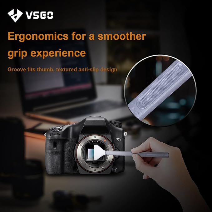 VSGO 24pcs Full-Frame Camera Sensor Cleaning Kit, Sensor Cleaning Swabs